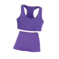 thumbnail image 4 of Conjunto de chaleco deportivo y pantalones cortos a escala 1/12 para figuras de acción, estilo informal y elegante, accesorios de disfraz para hacer Púrpura claro, 4 of 8