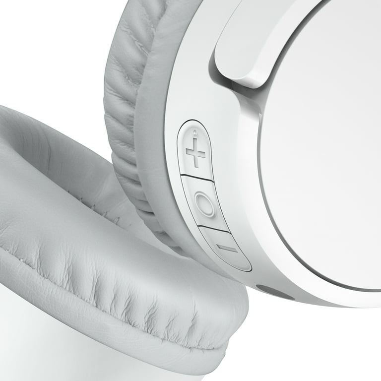 Belkin SOUNDFORM Mini Wireless Bluetooth On-Ear Headphones for Kids, White