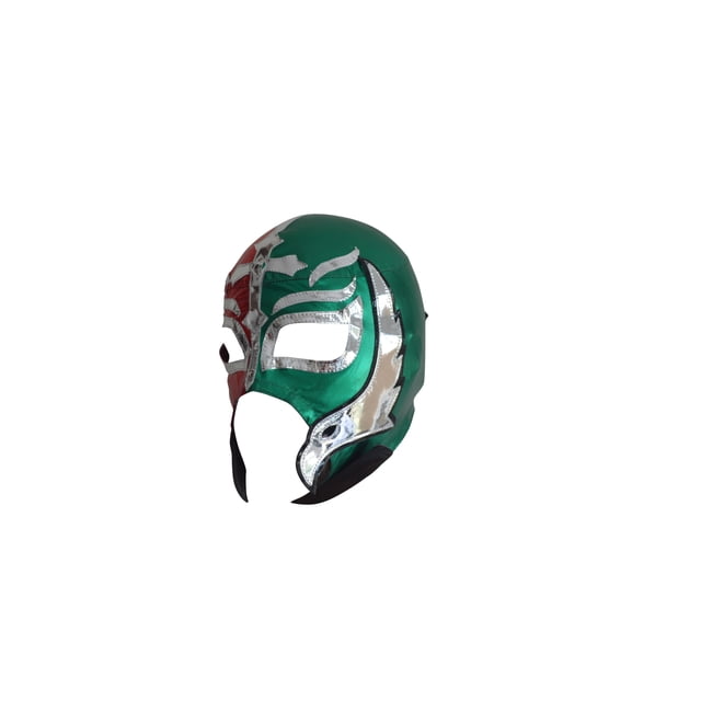 Mascara de Lucha Libre Deportes Martinez Rey Tricolor Plata Luchador