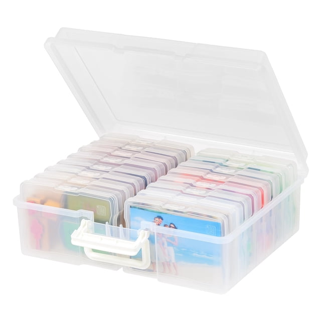 Caja de almacenamiento de fotos IRIS USA Keeper 4x6, paquete de 1 unidad