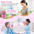 thumbnail image 5 of Walkie Talkie para niños, juguetes para niños y niñas de 3 a 12 años con linterna LCD retroiluminada, paquete de 2, 5 of 5