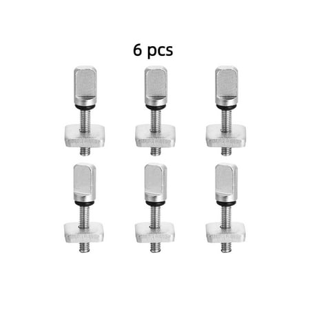

6 Pieces M4 Surfboard Fin Screws No Tool Stainless Steel Thumb Fin Screw for SUP Surf Longboard Paddleboard and BoardWorks SUP Center Fin Adapters Surfing Accessories
