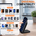 thumbnail image 6 of Geyo Magnetic Fast Wireless Charger Stand for iPhone 17 16 15 14 13 12 Series, for Samsung Galaxy S26 S25 S24 Series (with Magnetic Case) Black, 6 of 7