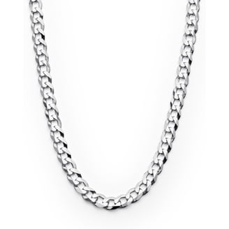 2.5mm French-Rope Link Italian Twist Chain Necklace in .925