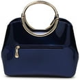 thumbnail image 4 of JUYGO Top Handle Handbag for Women Glossy Patent Leather Shoulder Bag Evening Party Crossbody Bag Wedding Satchel Purse, 4 of 7