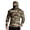 1#Light Brown, variant on Mens Long Sleeve Sun Protection Shirts - Camo Print Lightweight UPF 50+ Jacket for Summer Hiking and Fishing,Gray 3XL