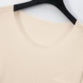 thumbnail image 3 of Chemise d'Exercice Décontractée pour Hommes, Couleur Unie, Manches Longues, Col Rond, Couche de Base, Évacuation de l'Humidité, 3 of 6