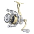 thumbnail image 2 of 14KG Max Drag Golden Spinning Fishing Reel, 5.2:1 Gear Ratio, Metal Reel Seat&Spool&Rocker Arm,Perfect For Freshwater, 2 of 11