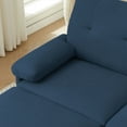 thumbnail image 5 of Soscana Sectional Sofa Couch with Reversible Storage Ottoman and Side Pockets, 3 Seat L Shaped Couch with Detachable Armrest Pillows ,Modern Linen Sofa Couch for Living Room,Apartment,Office,Studio, 5 of 11