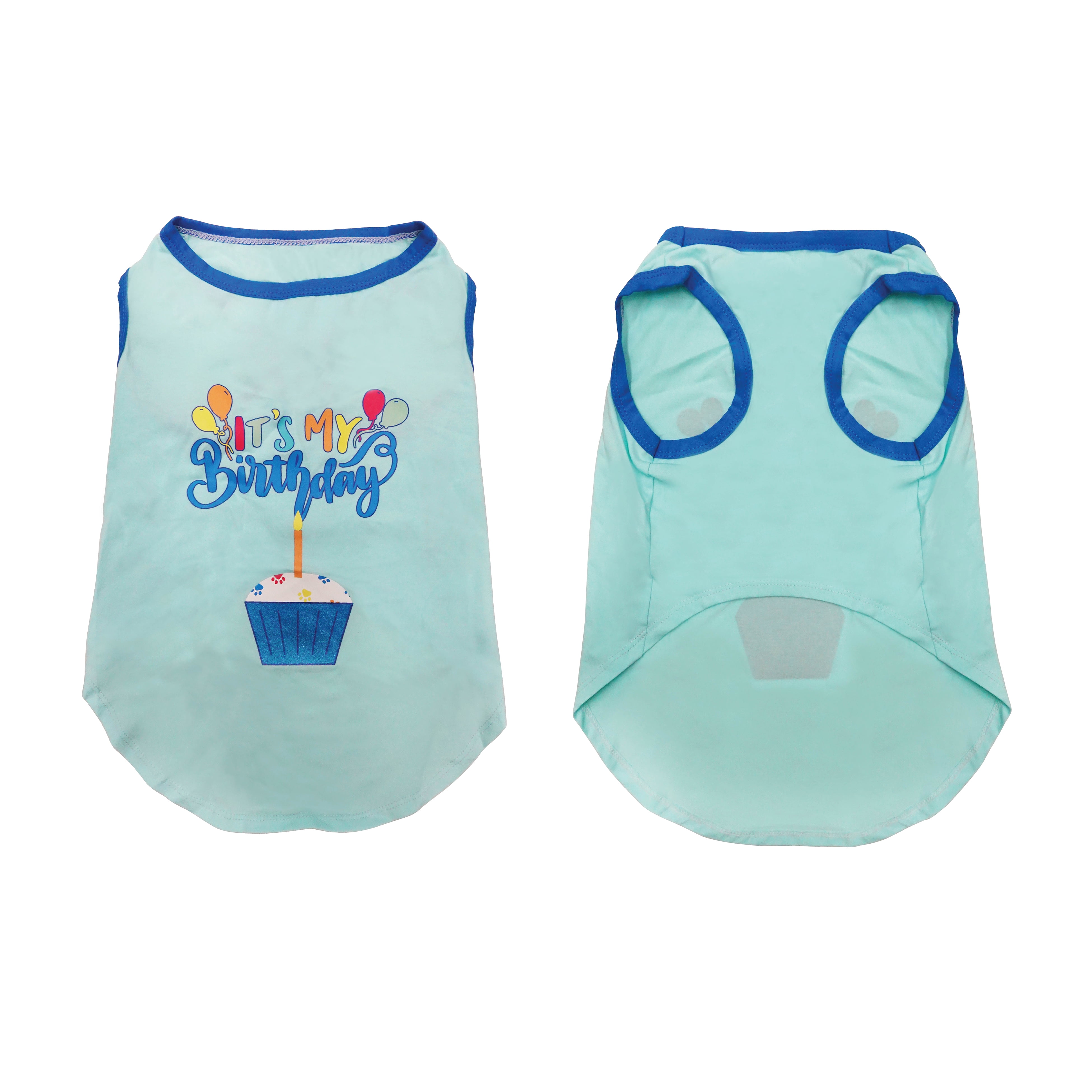 Best Furry Friends Birthday Party Set for Dogs or Cats (set of 4), Blue, X-Small