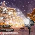 thumbnail image 2 of Proyector de copos de nieve navideños, luces LED JLGCUF para exteriores, 2 of 6