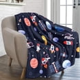 thumbnail image 5 of LHSHID Mermaid Throw Blanket for Girls Cozy Cute Mermaid Theme Fluffy Plush Blanket for Kids Soft Cute Mermaid Purple Blue Flannel Throw Blanket for Children Teen Women Gift Sofa Bed Couch, 5 of 9