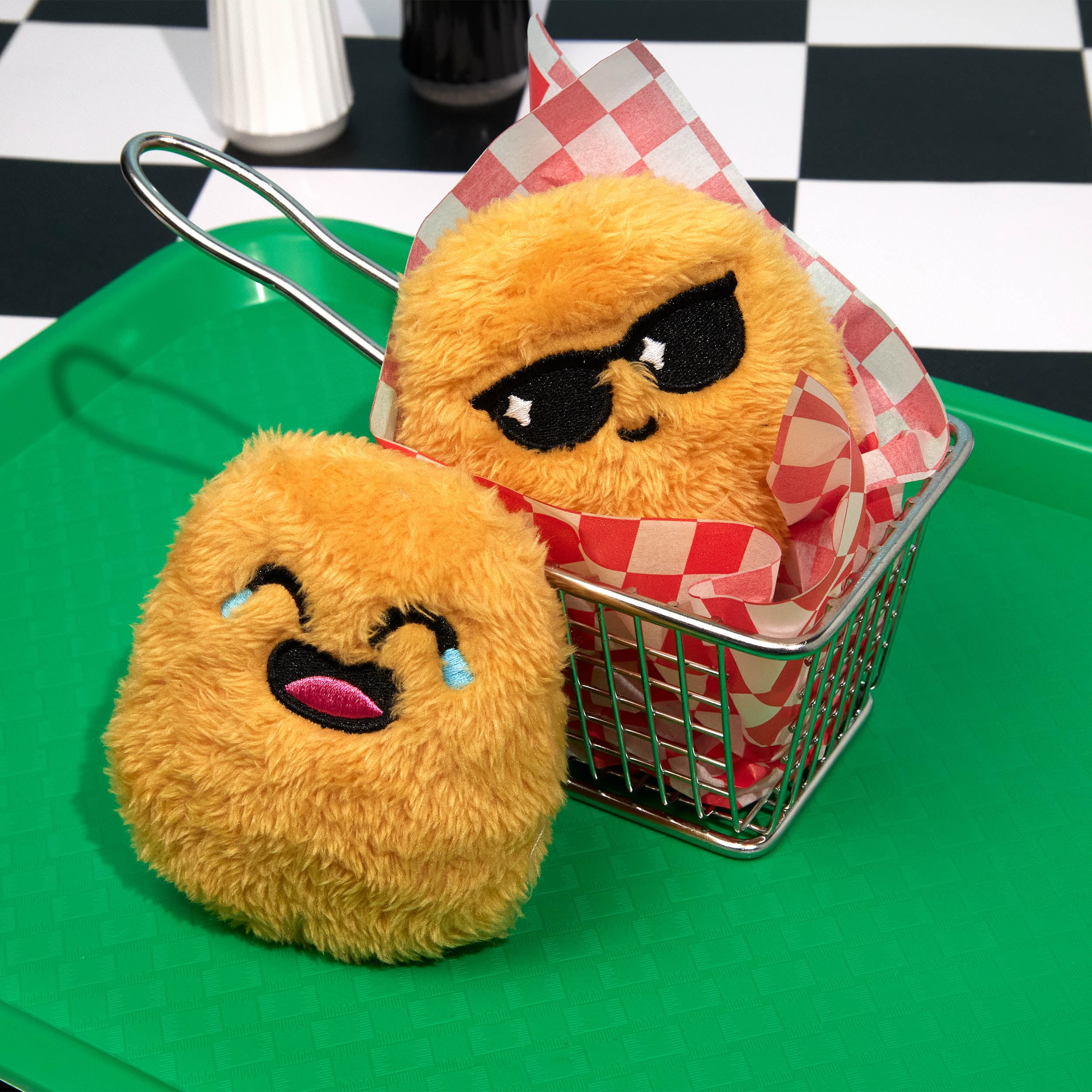 I think everyone needs emotional support nuggets and fries in their li, emotional support plushies