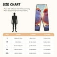 thumbnail image 4 of Lsque Heart Sky Bird Couple Print Women's Pajama Pants, Lounge Pant - Comfortable Home Wear,Elastic Waistband, Stylish Design-Medium, 4 of 9