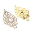 thumbnail image 2 of Large Rhinestone Drop Earrings, 2 of 2