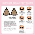 thumbnail image 6 of Large Size Lift Inserts Sticky Bra Lightly Padded for Large Bust Adhesive Lifting Bras for D+ Cup Reusable, 6 of 6