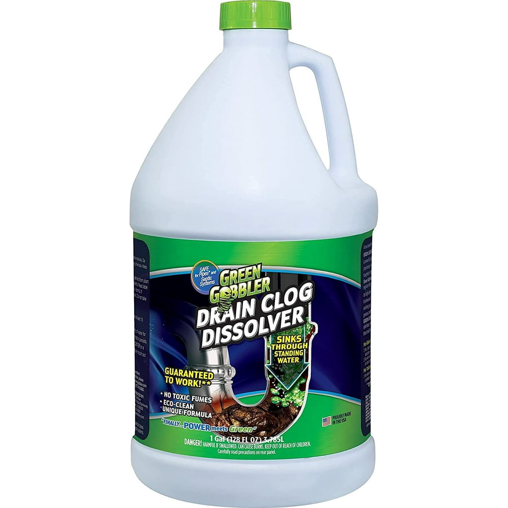 Green Gobbler Drain Clog Remover Toilet Clog Remover Dissolve Hair