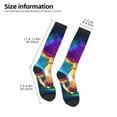 thumbnail image 2 of Naloa Magic Mushrooms ,Fireflies Thigh High Socks Extra Long Stretchy Sock Women Over Knee High Opaque Stocking Daily Wear, 2 of 6