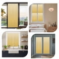 thumbnail image 7 of Orange Yellow Ombre Window Privacy Film, Modern Abstract Art Gradient Aesthetics Static Cling UV Sun Blocking Heat Control Window Tint, Non-Adhesive One Way Windows Privacy Cover 17.7''x78.7'', 7 of 7