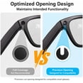thumbnail image 4 of 20 Pcs LED Light Cover Compatible with Meta Smart Glasses, AI-Glasses Light Cover, Anti-Scratch Lens Guard, Privacy-Friendly Decor Shield, Adjustable Lens Protector Accessories, 4 of 8
