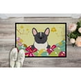 thumbnail image 2 of Carolines Treasures BB6012MAT 18 x 27 in. Easter Eggs French Bulldog Black White Indoor or Outdoor Mat, 2 of 2