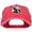 Red, variant on Panda Bear Patched Washed Cotton Twill Cap - Black OSFM