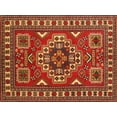 thumbnail image 1 of Ahgly Company Machine Washable Indoor Rectangle Traditional Red Area Rugs, 2' x 3', 1 of 7