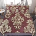 thumbnail image 1 of HAHDAXIA Baroque Court Bedding Solid Comforter Set for All Seasons,3 Pieces(1 Comforter+2 Pillowcases),Soft Microfiber Bedding Set Queen(90"x90"), 1 of 7