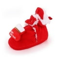 thumbnail image 4 of Christmas Booties Soft Baby Santa Winter Warm Slippers Snow Boots Crib Shoes, 4 of 6