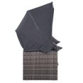 thumbnail image 4 of vidaXL 7 Piece Garden Lounge Set with Cushions Poly Rattan Grey, 4 of 5