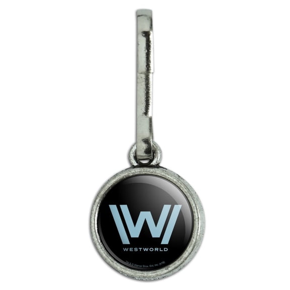 Westworld Logo Antiqued Charm Clothes Purse Suitcase Backpack Zipper Pull Aid