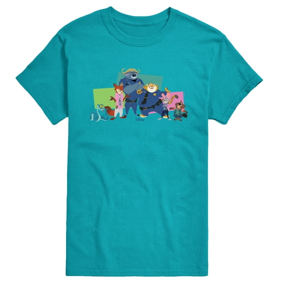 Zootopia 2 - Nick, Judy, And Friends - Men's Short Sleeve Graphic T-Shirt