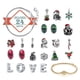 thumbnail image 3 of Calendario de Adviento de Navidad 2023, pulseras de regalo para niños, calendario de cuenta regresiva de Navidad DIY con 22 cuentas DIY, 2 pulseras, 3 of 4