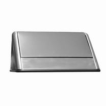 Witt Industries 1311TSS 13 gal Swing Top Hamper, Stainless Steel