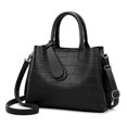 thumbnail image 1 of LinYooLi New Large PU Leather Crossbody Bags For Women Summer Crocodile Pattern Solid Color Lady Shoulder Handbags Simple Female Totes, 1 of 6