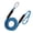 Blue black, variant on 1.2M Wharf Mooring Rope Stretch Surf Rope Boat Fishing Marine Boat Bungee Dock Line Anchor Butt Rope Boat Accessories ,Easy to Use