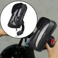 thumbnail image 6 of Motorcycle Phone Holder Waterproof Pouch Bag Phone Mount Riding for Phones under 6.4in 360 Rotation Touch Screen Universal Rearview Mirror, 6 of 8