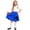 Dark Blue-3 Pcs, variant on Dakiuu 2-11T 50s Outfit for Girls Toddler Kids with Scarf Socks and Polka Dot Headband Bracelet Poodle Skirt 1950s 80s Vintage Dress Costume Set for Dance Cosplay Career Day Birthday Gift