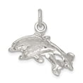 thumbnail image 4 of Sterling Silver Dolphins Charm Pendant, 4 of 4