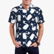 thumbnail image 1 of Fotbe Swan Camiseta Polo de Golf para Hombre con Estampado – Camisa Deportiva Transpirable con Cuello Abotonado-Small, 1 of 6