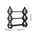 thumbnail image 3 of FcBaudy Shoe Rack for Closet Shoe Rack Shoe Rack Organizer Three Tier Shoe Rack Daily Use Bedroom Closets Entryway Bedroom Plastic Shoe Rack, 3 of 9