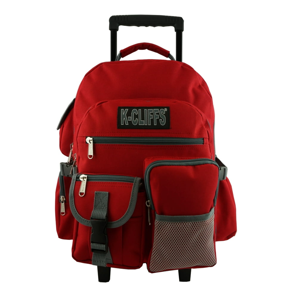 KCliffs Rolling Backpack Heavy Duty School Backpack with Wheels