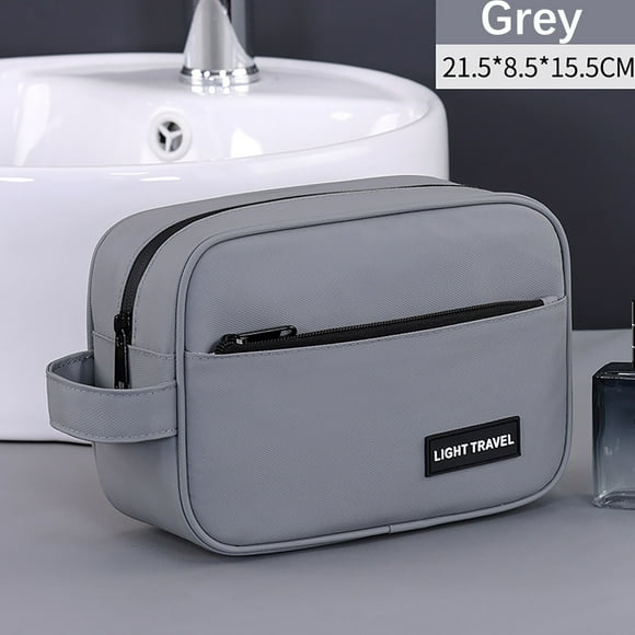 Neceser de viaje para hombre con múltiples compartimentos, poliéster resistente al agua y gancho para colgar, ideal para viajes de negocios, gimnasio y vacaciones.,Vsgery