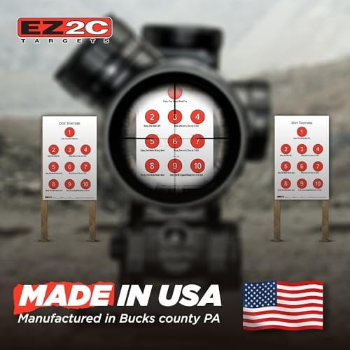 50 EZ2C Targets Style 17: Dot Torture Training Drill Paper Targets 11"x17"Tear-off Pad of 50
