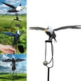 thumbnail image 2 of Reusable Wind Spinner, Metal Lawn Ornaments Swaying Dynamic Eagle For Garden Decor, 2 of 5