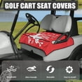 thumbnail image 3 of Yuyamidu Reindeer Golf Cart Seat Covers with Pockets, Merry Christmas Golf Cart Towel Seat Covers Blanket for Club Car, Red Club Car Accessories for 2 Passenger, 3 of 7