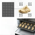 thumbnail image 4 of Reusable Liners for Toaster Oven Air Fryer 9 x 11 Accessories Compatible with Breville, Black & Decker, Cuisinart, Emeril Lagasse + More, Perforated Non-Stick Mats for Baking,Cooking,Oven Rack, 4 of 5