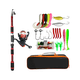 thumbnail image 1 of Kit Pesca  Bloosom 1.8m Cañas Señuelo Con Cuerda Enrollada Accesorios Negro, 1 of 5