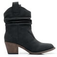 thumbnail image 5 of Apakowa Women's Modern Western Cowboy Distressed Boot with Pull-Up Tabs, 5 of 8
