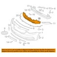 thumbnail image 3 of For 14 15 16 Forte/Forte5 (EX & LX) Front Bumper Impact Energy Absorber Foam Pad, 3 of 5